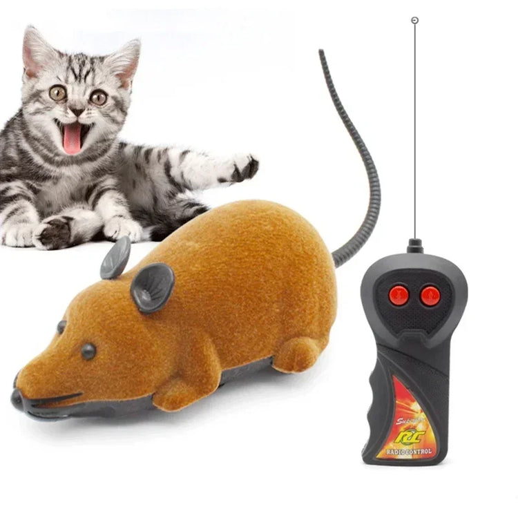 Rat Funny Cat Toy | Remote Control | Wireless Controlled Toy Rat | Interactive Toys | Cat Teaser Toy | Pet Supplies