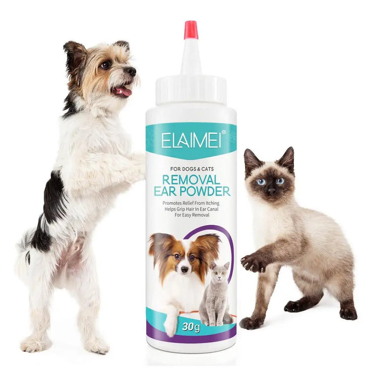 Pet Ear Cleaning Powder – Safe and Effective Ear Care for Dogs and Cats