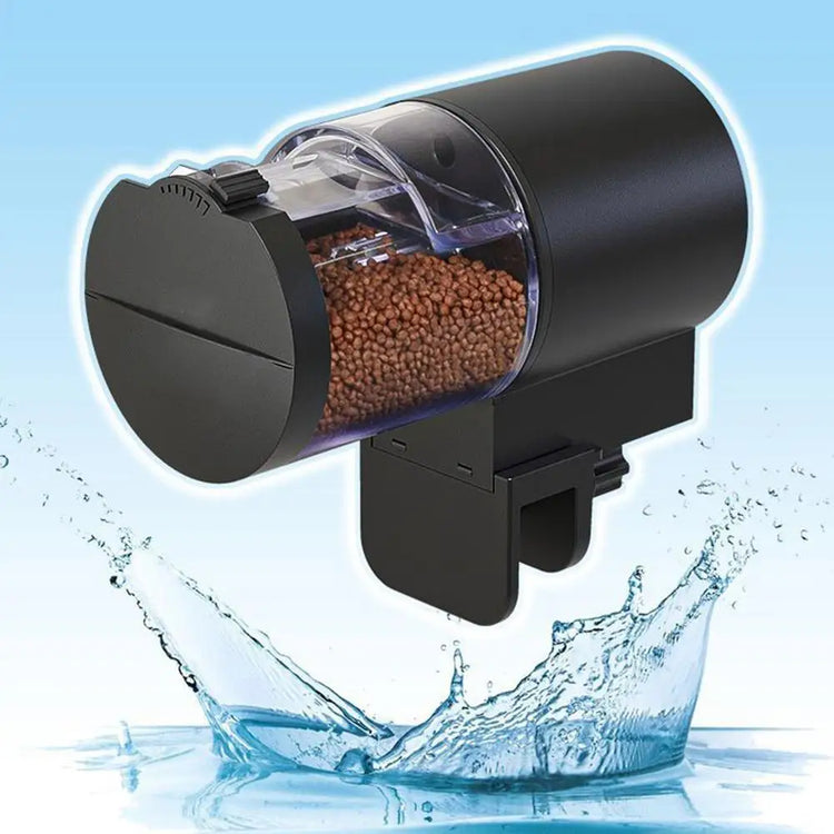 Automatic Fish Tank Feeder with Adjustable Feeding Amount and Timer – 12/24 Hour Interval, Manual & Auto Mode