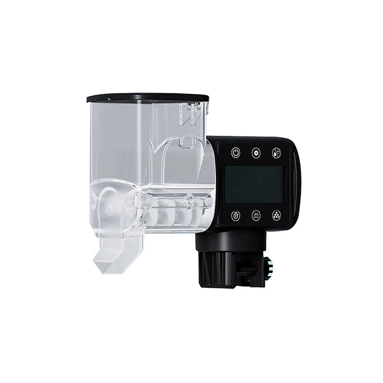 Automatic Intelligent Fish Feeder with LCD Display – Digital Programmable Aquarium Fish Food Dispenser