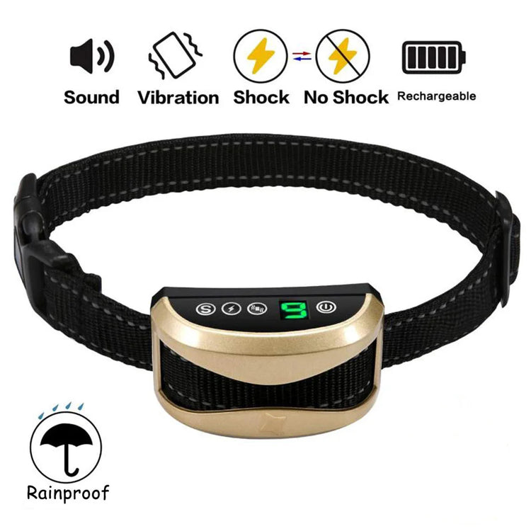 Smart Anti-Bark Dog Collar – Waterproof, Rechargeable, and Humane Training Device