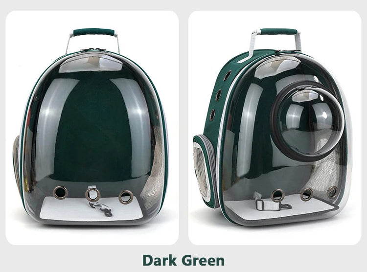 Cat Carrier Bag | Outdoor Pet Shoulder Bag | Carriers Backpack | Breathable Portable Travel Transparent Bag | For Small Dogs Cats