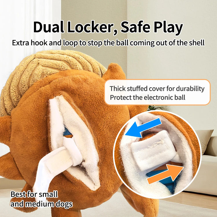 Interactive Plush Dog Toy – Dancing Ball for Small Dogs