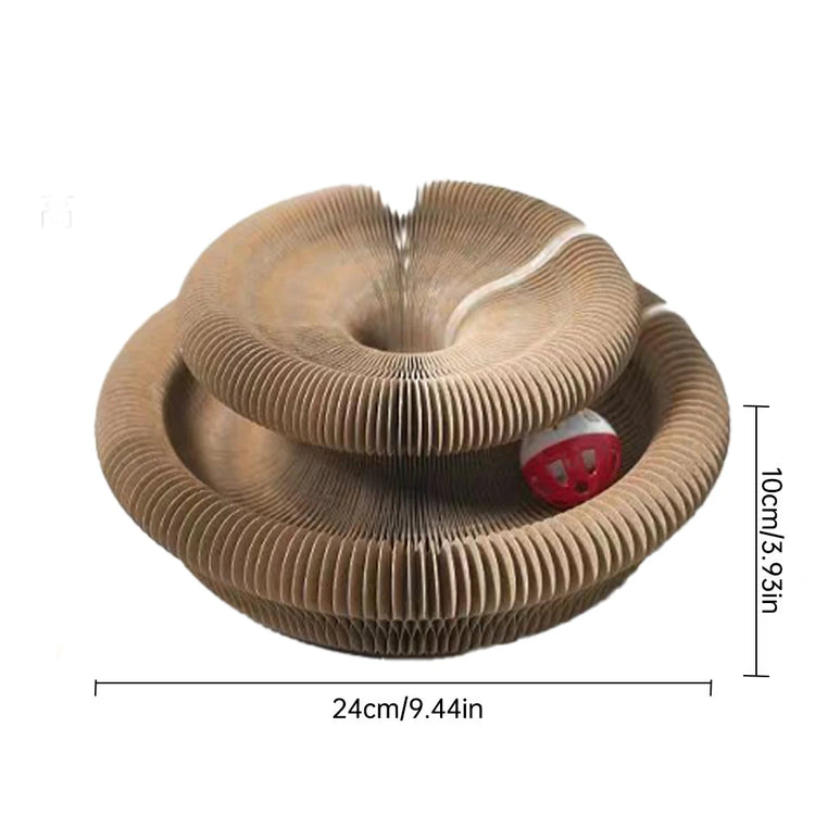 Magic Cat Toy Interactive Cats Ball Toys Kitten Game Training Stuff Fun Multiple Shapes Corrugated Paper Cat House Pet Supplies