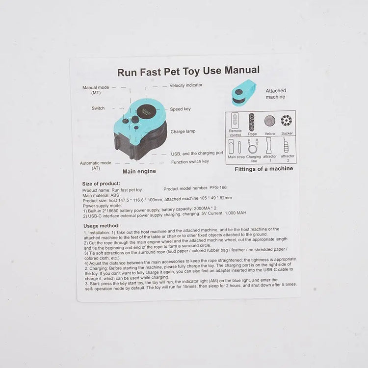 Cat Running Wheel Interactive Toy – Adjustable Speed Treadmill for Indoor Cats