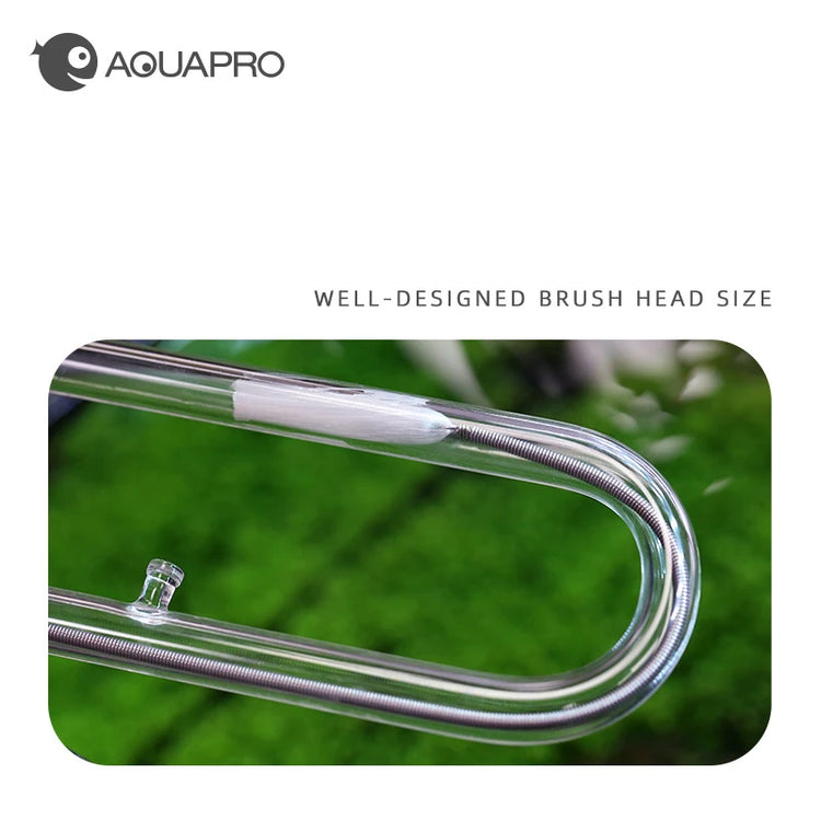 Stainless Steel Aquarium Spring Brush – Fish Tank Cleaning Tool & Filter Cleaner