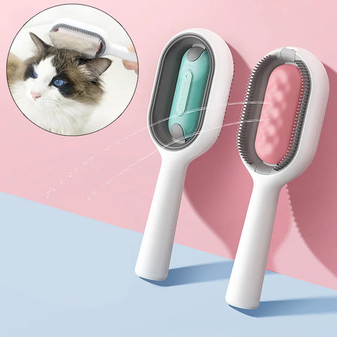 Clean Cat Dog Hair Removal Comb | Pet Grooming Brush | Wipes-Ready Brush for Cats/Dogs | Katten Accessories