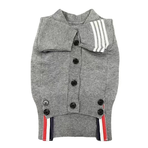 Cat Dog Clothes | Autumn Winter Sweater | Fashion Cardigan | English Short & Blue Cat | Teddy Chenery | Warm Wool Pet Clothing