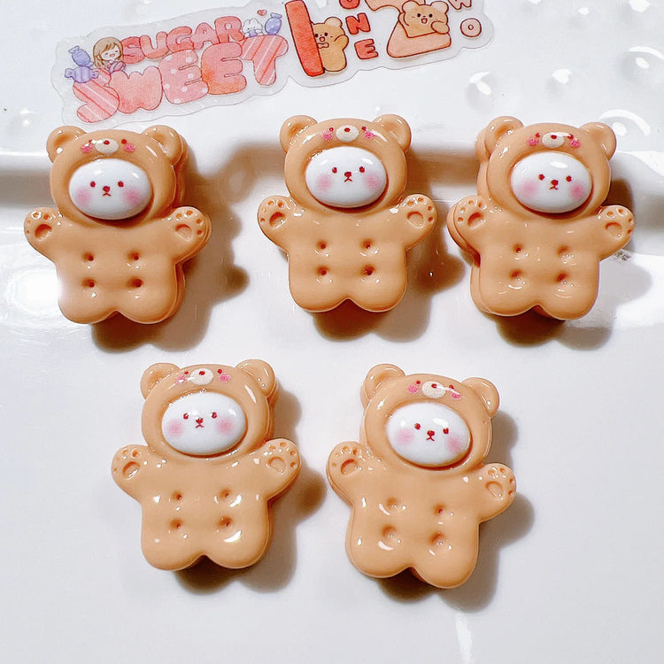 10Pcs New Cute Resin Cartoon Bowtie Cat | Flat Back Parts - Embellishments for Hair Bows | Accessories for DIY Crafts