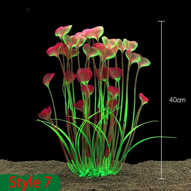 40cm Artificial Aquarium Plant – Durable Plastic Water Grass Decoration for Fish Tank