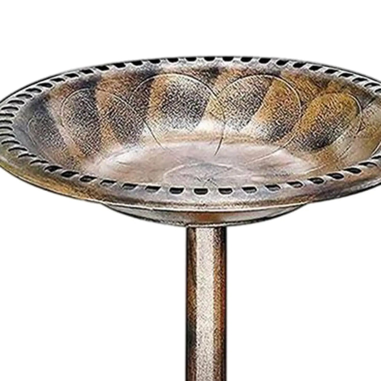 Antique Style Bird Bath | Weather-Resistant | Standing Flower Design for Courtyard, Lawn, Balcony, Yard, Garden