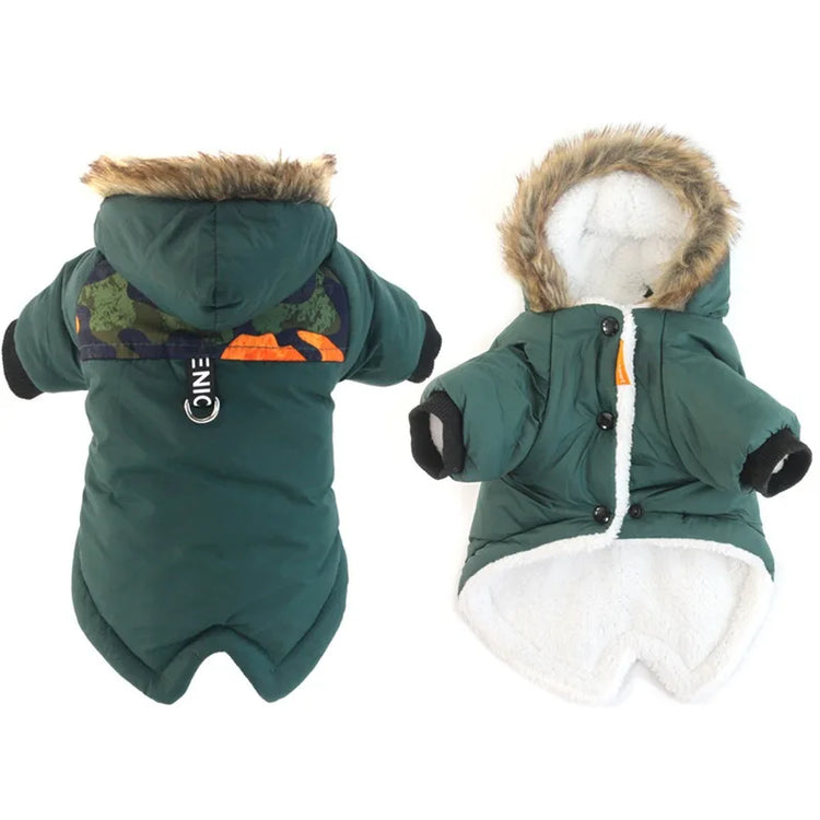Pet Clothes - Winter/Warm Waterproof Jacket For Small Dogs | Puppy Costume | French Bulldog Outfit Coat | Chihuahua Clothing