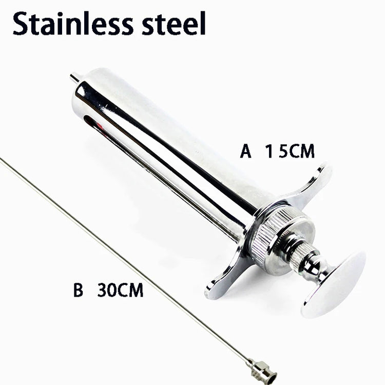 Fish tank plant liquid fertilizer syringe is used to add aquatic plant liquid fertilizer to remove planarian fish from feeding