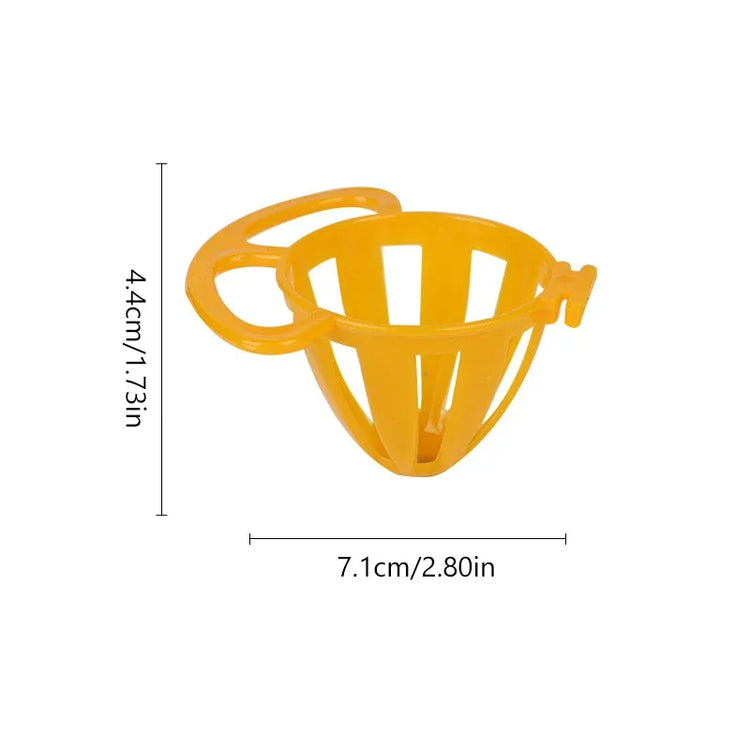 1pcs Bird Parrot Feeder – Cage Hanging Basket for Fruits & Vegetables | Plastic Cage Accessory for Budgies, Parakeets & Small Birds