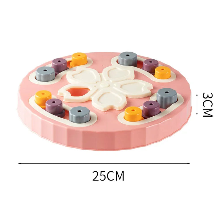 Interactive Puzzle Feeder Toy – Slow Eating Food Dispenser & Training Game for Cats and Dogs