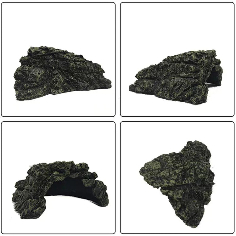 Resin Aquarium Decoration – Fish Tank Ornament Terrarium Turtle Shelter Cave