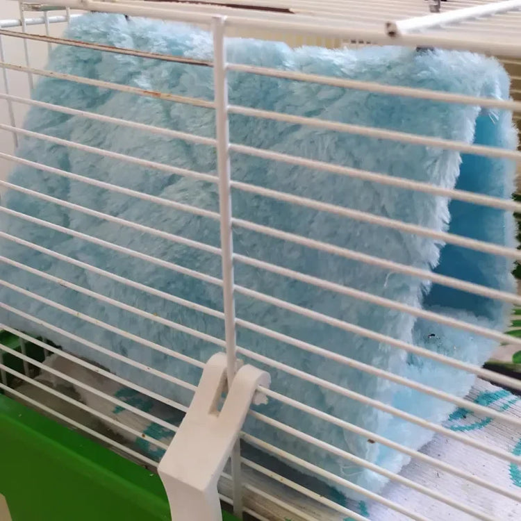 Pet Bird Hammock Hut | Warm Hanging Tent Bed for Parrots & Small Birds | Cozy Plush Nest for Sleeping & Cage Decoration