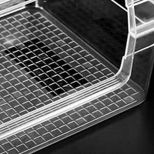 Bird Bath for birds Parrots Tub Large Clear Transparent Swimming Pool Box for Birds to Splash and Play Parrot Shower Bathtub