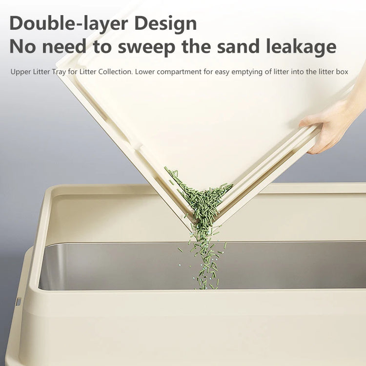 Pet Cat Litter Mat | Waterproof | Double Layer | Litter Box Pad | Cat Cleaning Accessories