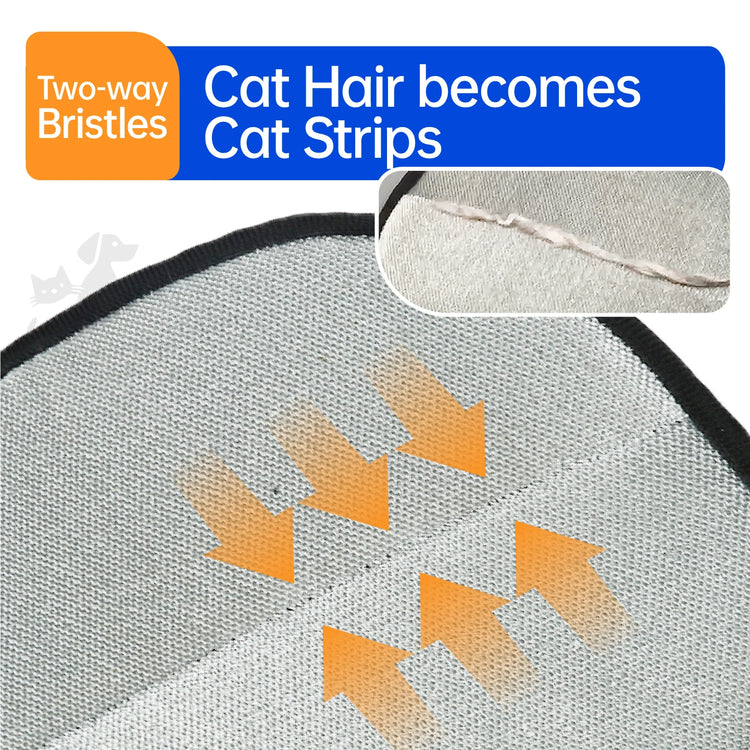 Pet Grooming Gloves | Cat Hair Removal Brush | Static-Free Stripping Mitts for Cats