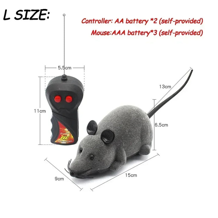 Rat Funny Cat Toy | Remote Control | Wireless Controlled Toy Rat | Interactive Toys | Cat Teaser Toy | Pet Supplies