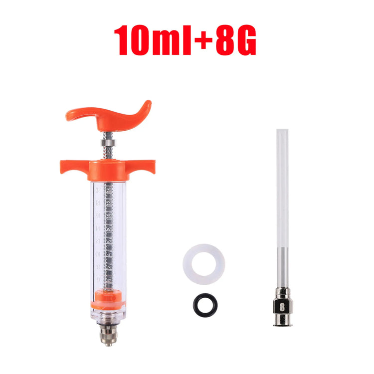 Bird Feeding Syringe Kit - 10ml/20ml | Parrot Chick Hand Feeder | Easy to Clean | Sick Bird & Emergency Feeding Tool | Food-Grade Gavage Tubes