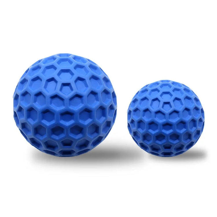 Durable Honeycomb Dog Toy Ball – Interactive Bite-Resistant Sound Toy