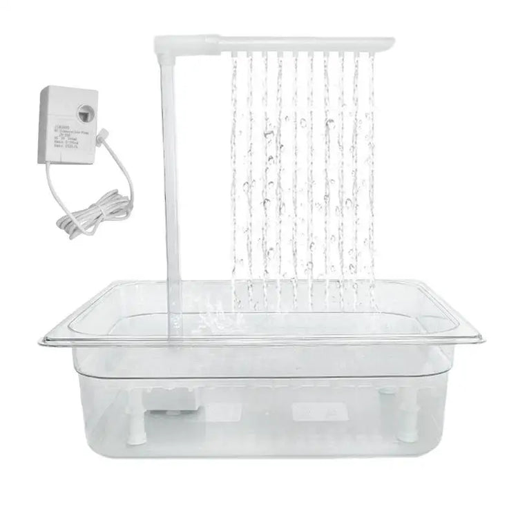 Bird automatic Bathing Tub | Small Parrot Bowls / Multipurpose Small Bathtub Bowl - Cage USB Bird Shower Fountain For Parakeets