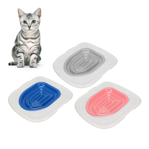 Cat Toilet Training Kit | Reusable Toilet Trainer | Eco-Friendly Cat Toilet Seat | Universal Fit | Pet Potty Training Tool | Cat Cleaning Accessories