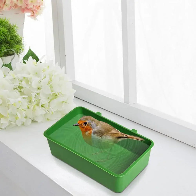 Bird Baths Tub Parrot Cage Bathing Box Small Bird Birdbath Tub Parrot Bath Supplies Room Feeder Bird Accessories Pet Products