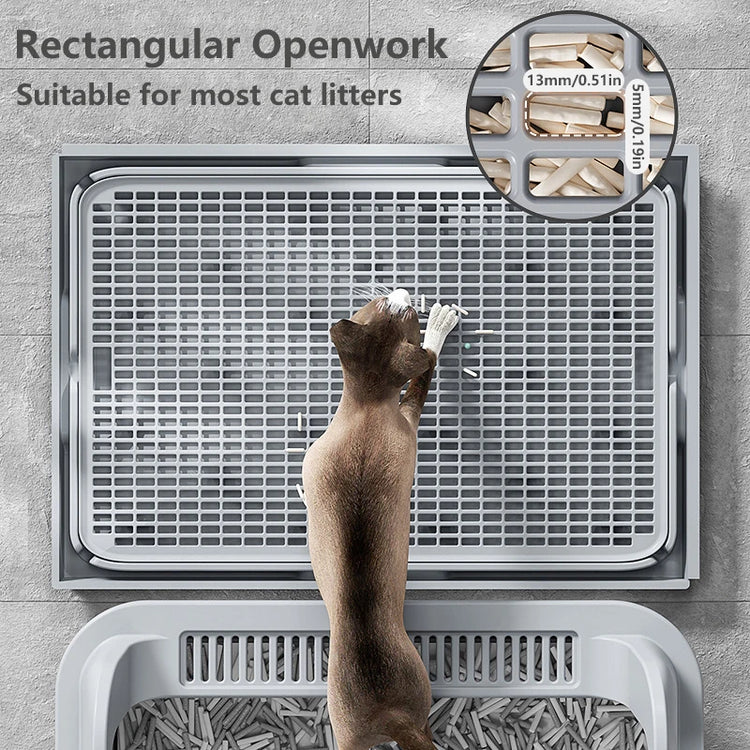 Pet Cat Litter Mat | Waterproof | Double Layer | Litter Box Pad | Cat Cleaning Accessories