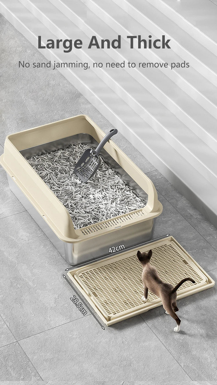 Pet Cat Litter Mat | Waterproof | Double Layer | Litter Box Pad | Cat Cleaning Accessories