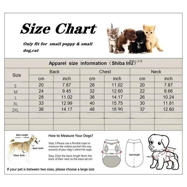 Pet Clothing - Small Dog/Cat Warm Coat | Autumn Winter Waterproof | 24 Love Flounced Sleeve Cotton Vest Outfit
