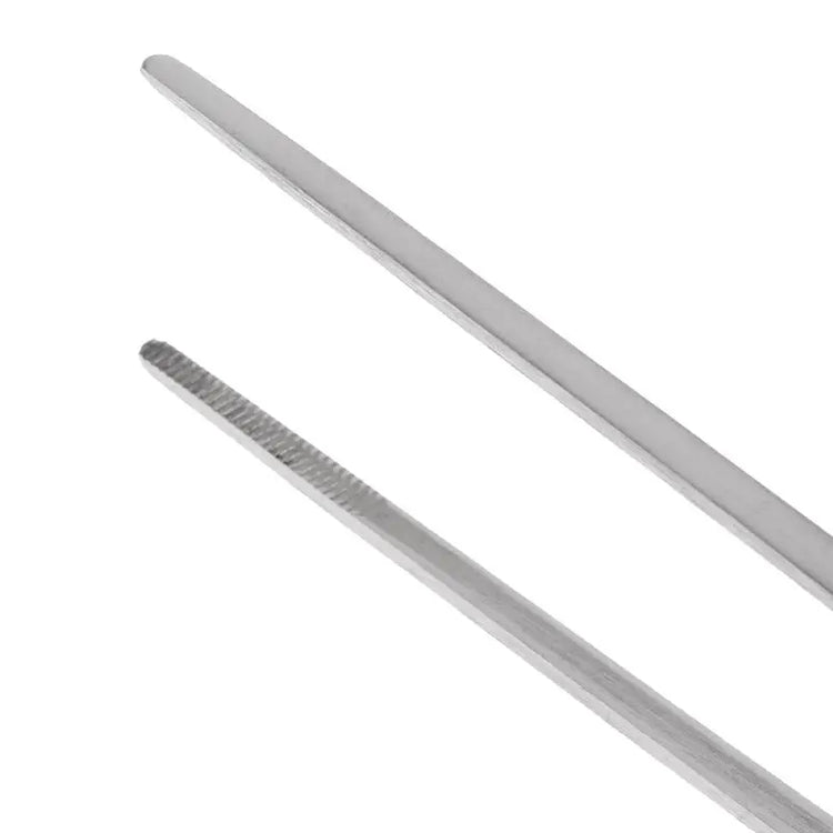 Stainless Steel Aquarium Tweezers – 27cm Straight Planting & Feeding Tongs for Fish Tanks