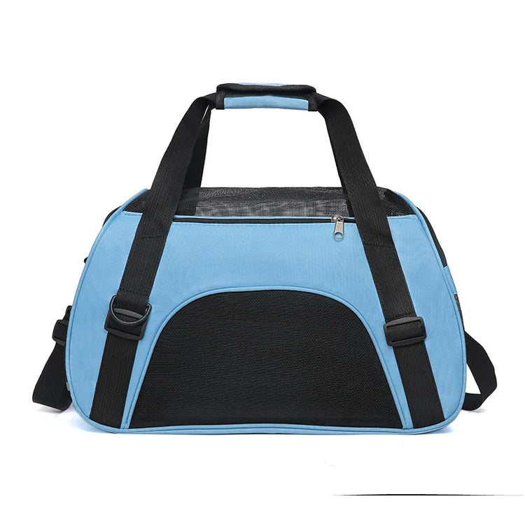 Cat Bags | Soft-Sided Portable Dog Carrier | Mesh Breathable Handbag | Foldable Pet Travel Transport Bag