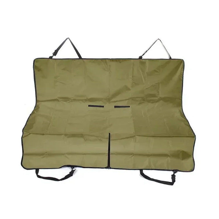 Waterproof Dog Car Seat Cover – Foldable Pet Backseat Hammock with Non-Slip Backing