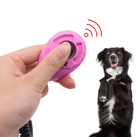 Dog Training Clicker with Adjustable Wrist Strap | Pet Trainer for Dogs, Cats, Birds