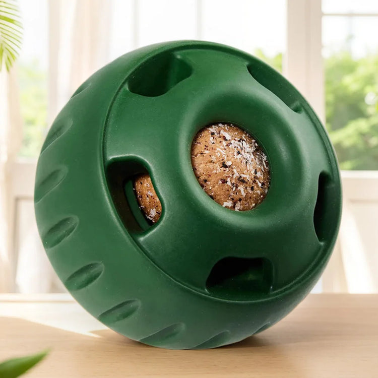 Silicone Refillable Dog Food Ball – Chew Toy & Treat Dispenser for Aggressive Chewers