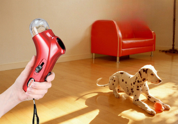 Dog Food Launcher Snack Feeder Pet Training Reward Toy Puppy Kitten Outdoor Interactive Plaything Pet Supplies Fun Beach Toys