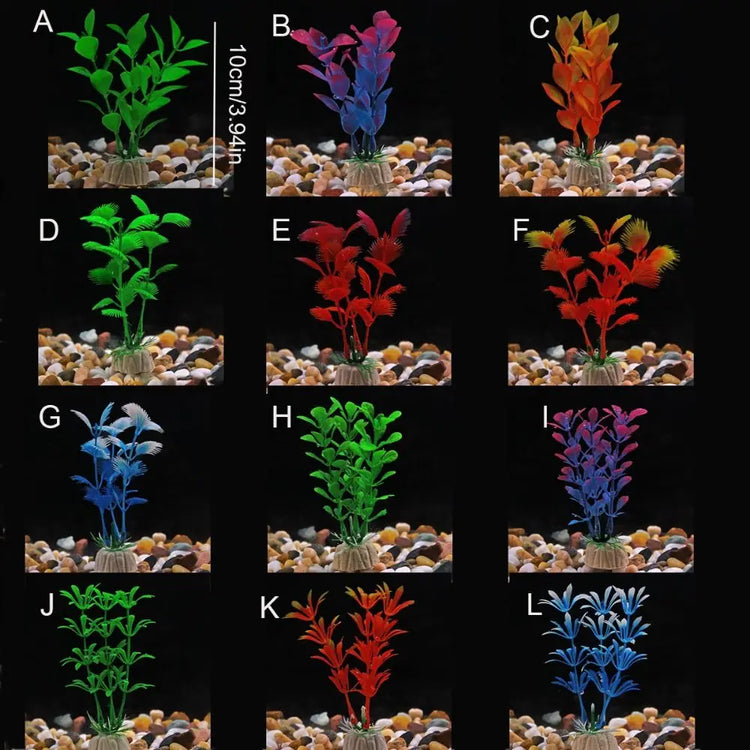 Artificial Aquarium Plant Decoration – Durable Plastic Water Weeds for Fish Tank and Aquarium