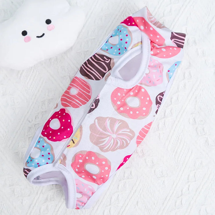 Cat/Small Dog Recovery Suit | Anti-Licking Sterilization Clothes | Breathable Surgery Vest for Spring/Summer