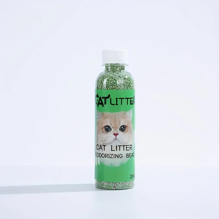 A Bottle of Cat Litter Deodorizing Beads | Cat Litter Freshener | Pet Odor Neutralizing Scented Additives | Odor Control for Litter Box