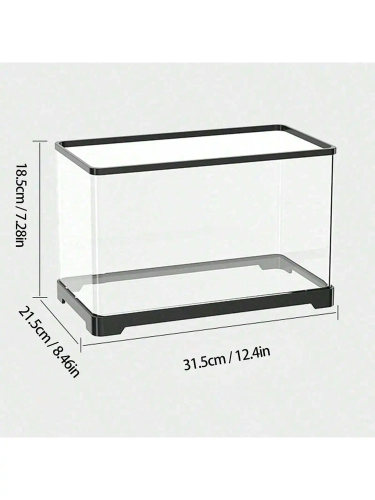 Small fish tank, home desktop, living room, small TV cabinet next to ultra white ecological filter, deep water turtle tank, turt