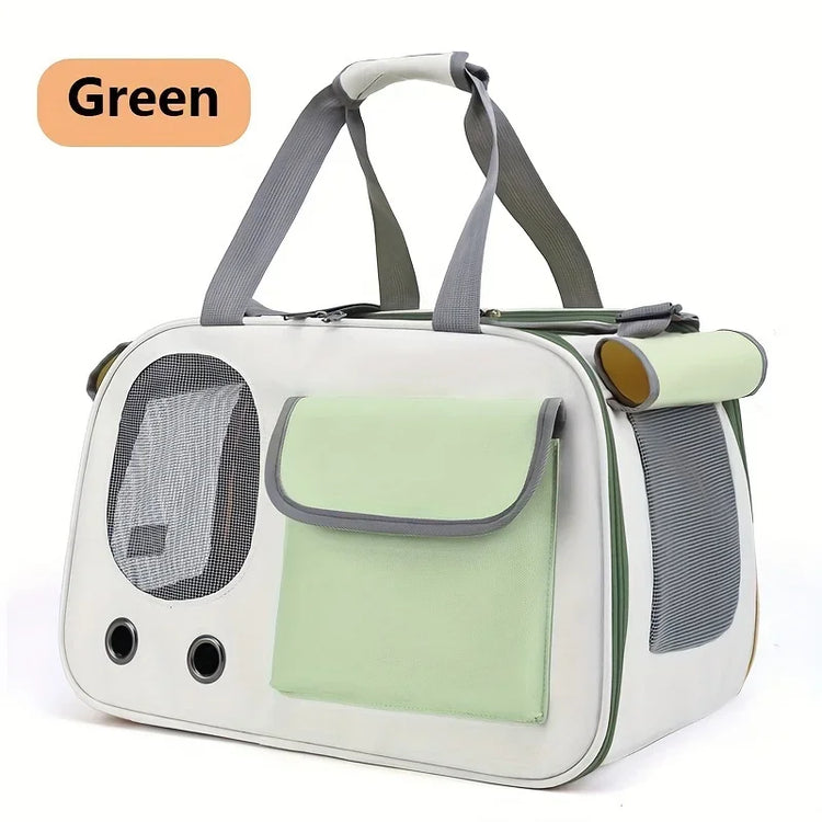 1Pcs Portable Pet Carrier Cat Bag | For Cats/Dogs | Ideal for Travel/Outdoor Activities | Suitable for Cats/Small Dogs