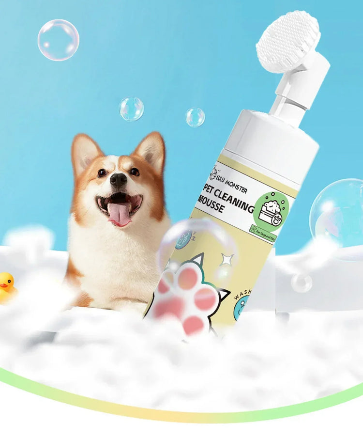 150ml Cat | No Washing Cleaning Mousse | Dry Clean | Odor Removal | Bubble Mousse for Cats and Dogs
