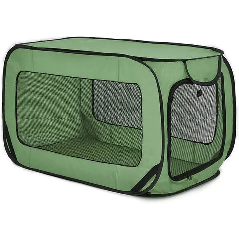 Portable Large Dog Bed Pop-Up Kennel – Indoor Outdoor Crate for Pets, Car Seat Kennel & Cat Bed