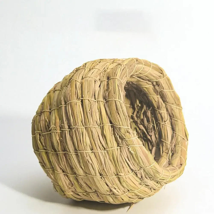 Natural Handmade Straw Bird Nest – Parrot & Pigeon House | Cozy Cage Bedroom for Small Birds & Pets