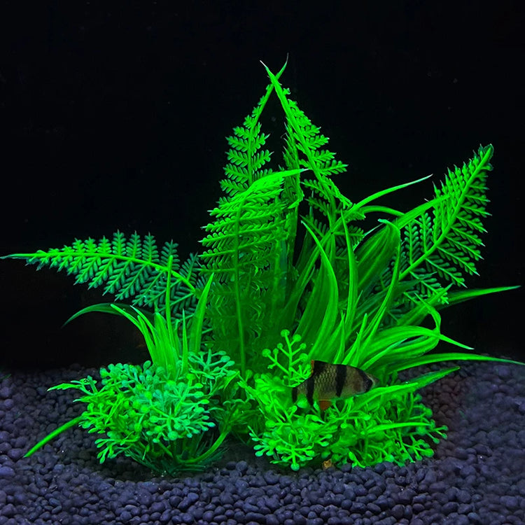14 Kinds Artificial Aquarium Plants – Fish Tank Grass Decoration, 14.5cm