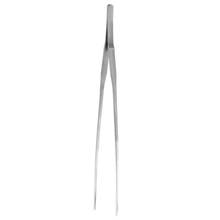 Stainless Steel Aquarium Tweezers – 27cm Straight Planting & Feeding Tongs for Fish Tanks