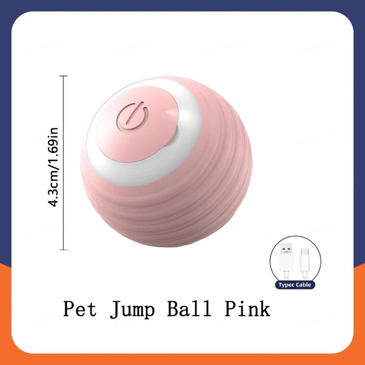Smart Electronic Dog Toy Ball | USB Automatic Moving & Bouncing Pet Toy | Interactive Puppy Gift | Cat/Dog Products
